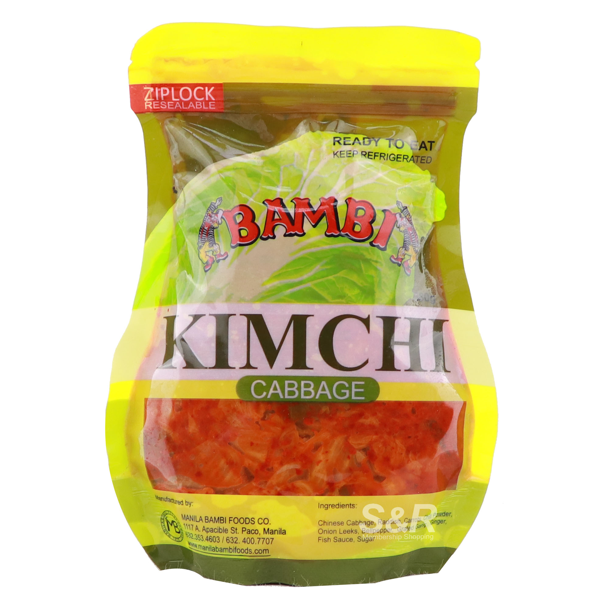 Bambi Kimchi Cabbage 350g Bambi Kimchi Cabbage 350g